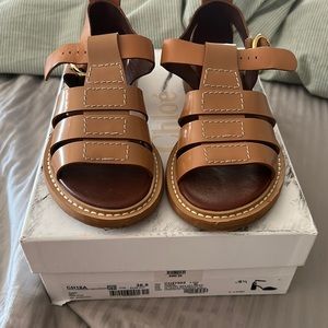 Beautiful sandals see by Chloe. Wear them twice size 6.5. Super cute and simples